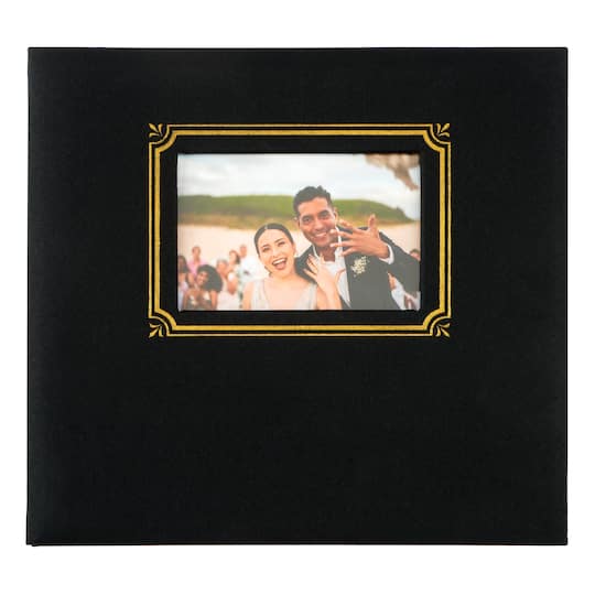 12" x 12" Black Linen Scrapbook Album by Recollections™